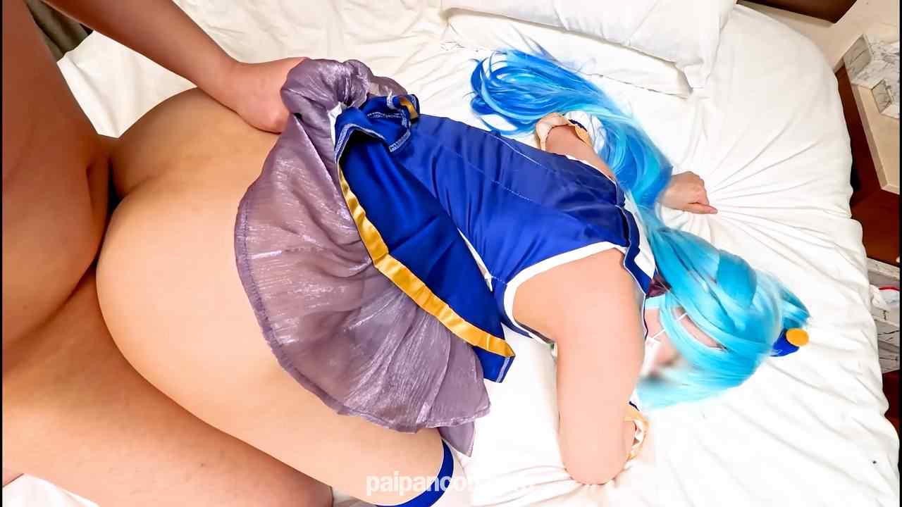 FC2-PPV-4845948 - 【無/本数限定価格】激カワ本物レイヤーちゃん、この○ばアク○様で本気イキ！エロすぎる身体の駄女神に膣奥打ち付け大量中出しハメ撮り！ thumbnail_9.jpg